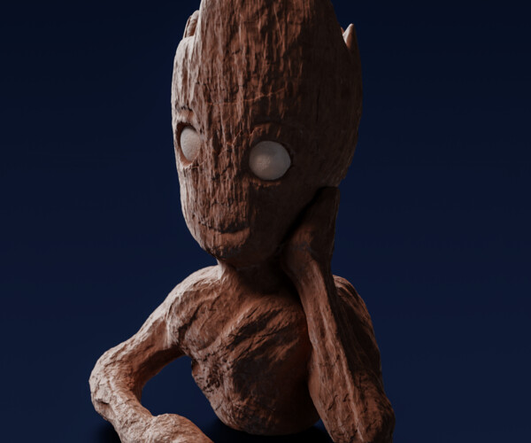 ArtStation - Groot STL file (for 3D printing) | Resources