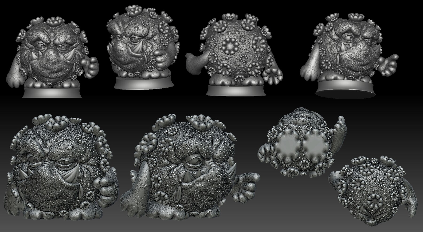 ArtStation - Covid Coronavirus monster 3D printable model | Resources