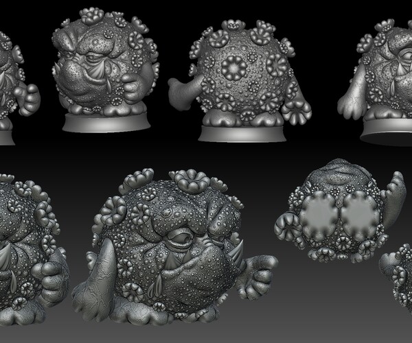 ArtStation - Covid Coronavirus monster 3D printable model | Resources