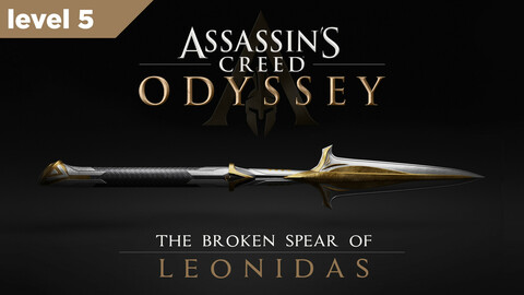 Broken Spear of Leonidas Level 5 3D