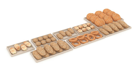 3d bread types 3D