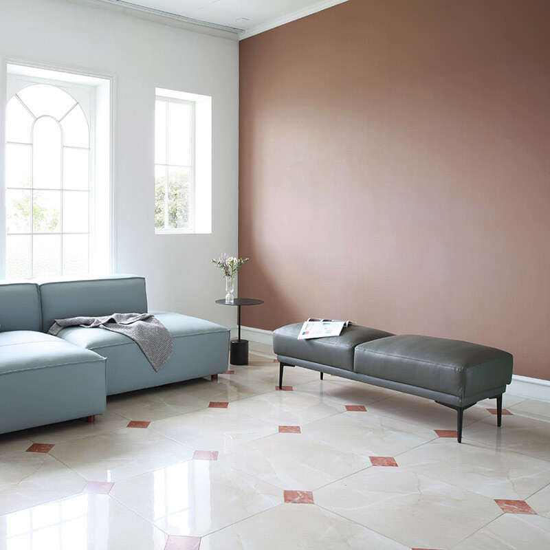 ArtStation Campbell Genuine Leather Sofa Bench Resources