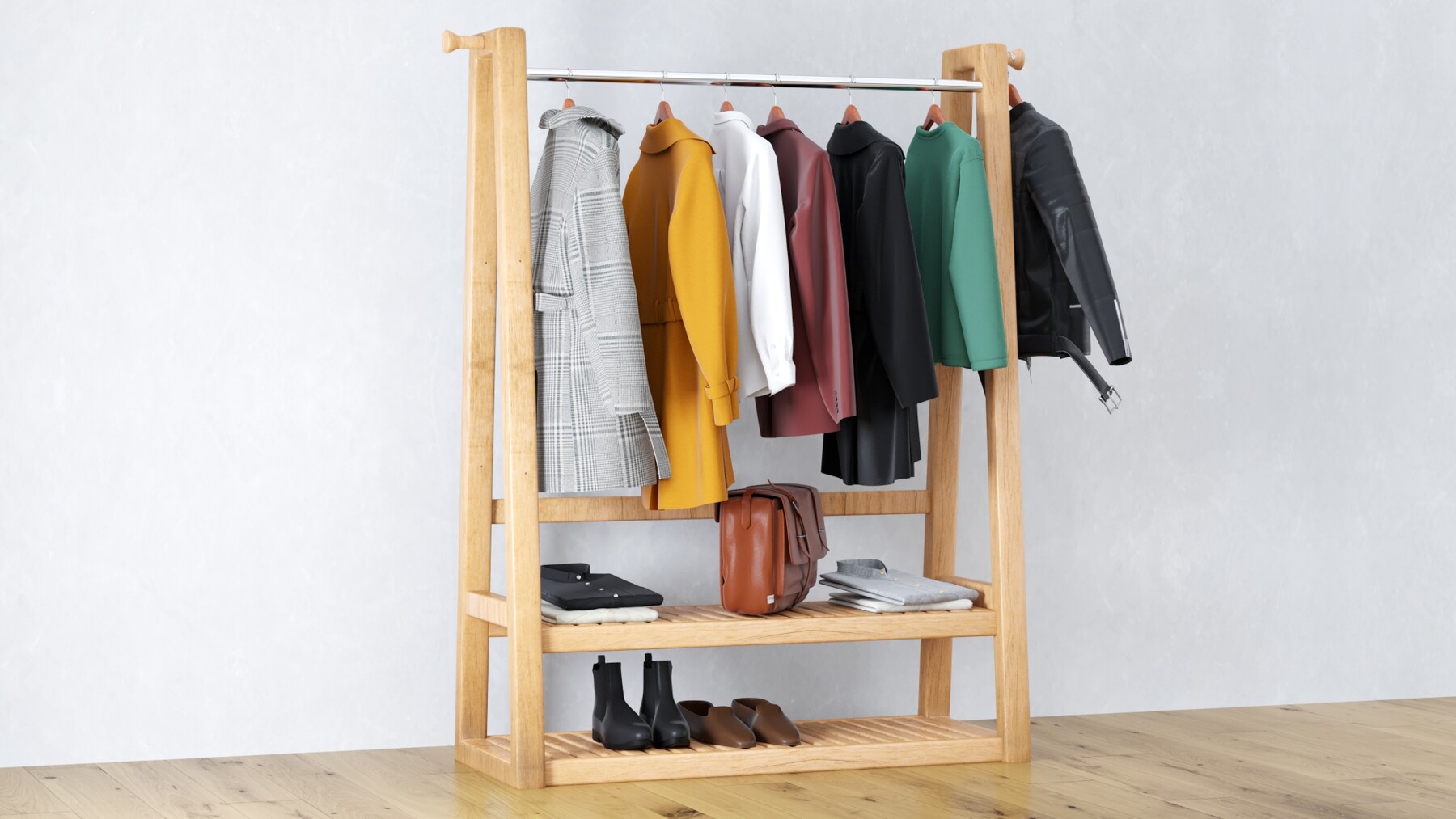 ArtStation - Realistic 3D model of clothes on Rack collection . | Game ...