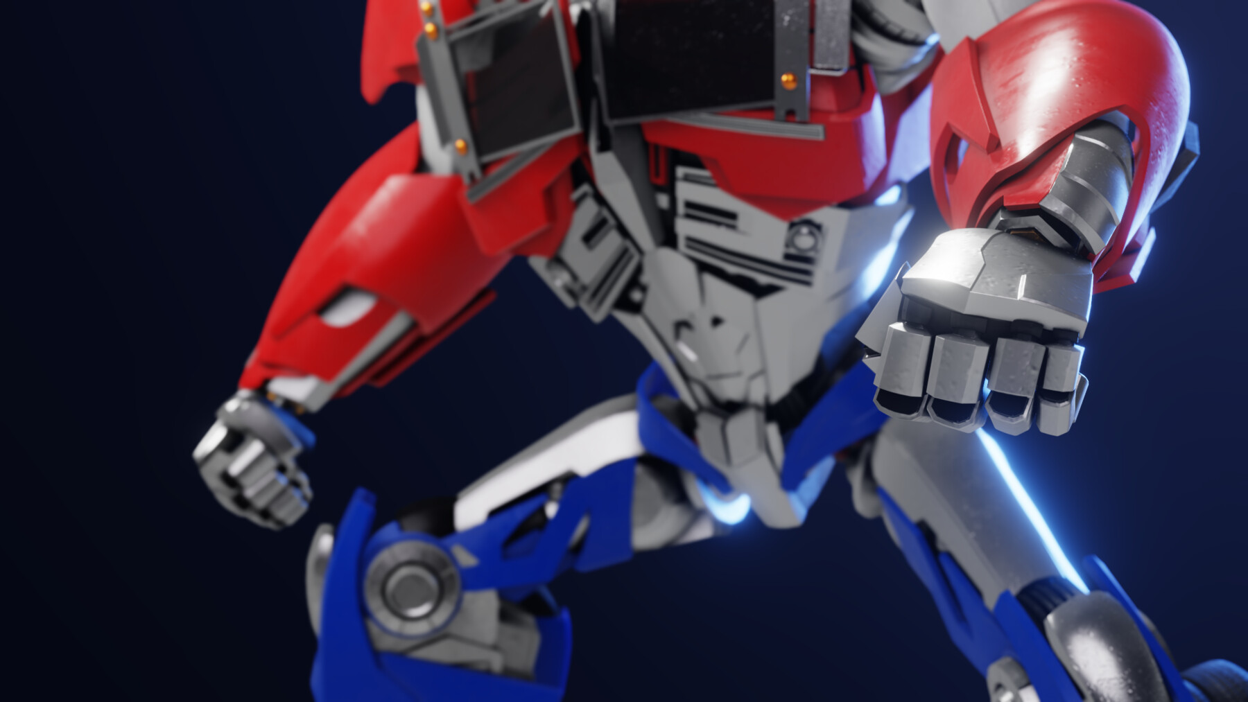 Optimus Prime Transformers Prime Rig - 3D Model by billnguyen1411