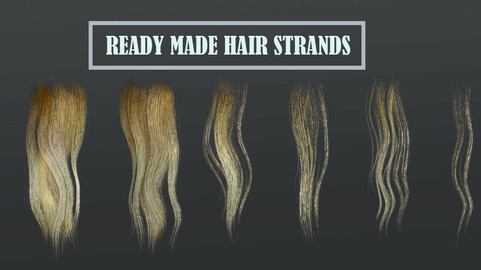 Game ready Hair Strands