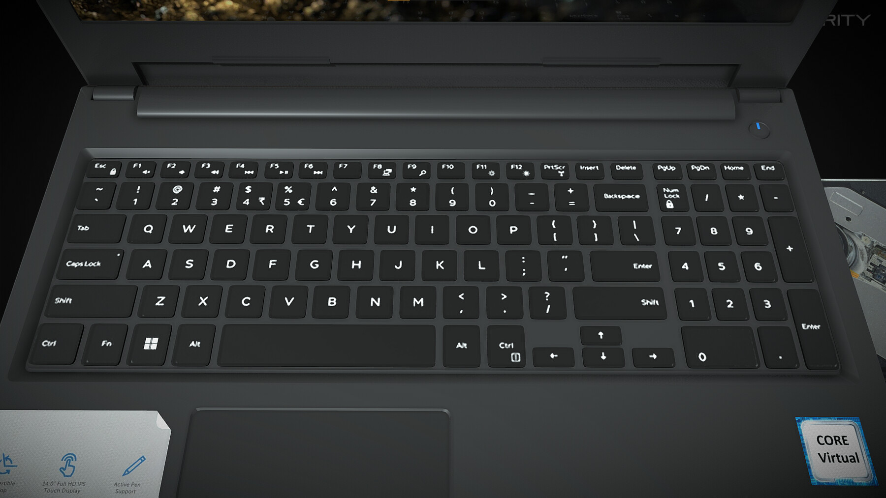 ArtStation Laptop with optical drive Computer low poly Game Assets