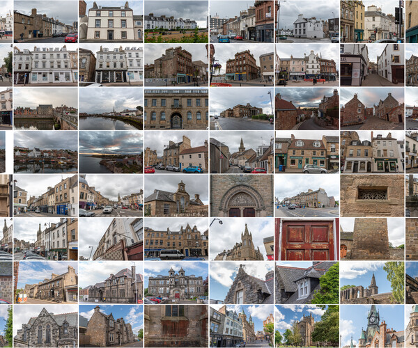 ArtStation Scotland, Scottish Towns and Buildings Photo Pack Resources