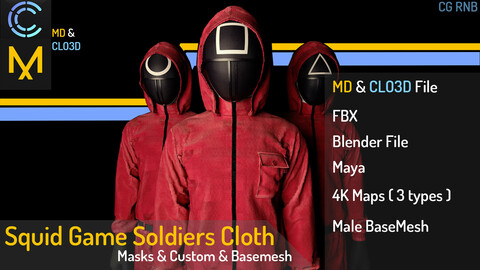 Squid Game Soldiers Cloth