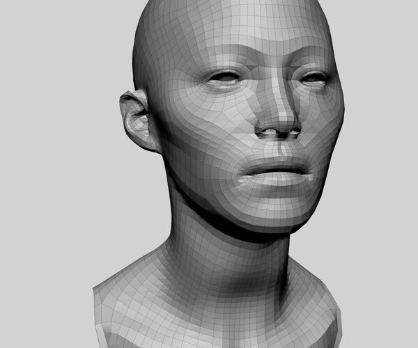 ArtStation - Base Male and Female Head | Resources