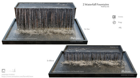 Waterfall fountains Grand Cascade