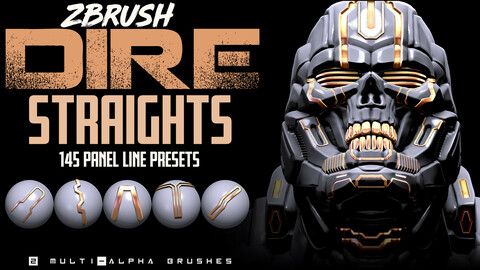 Dire Straights: ZBrush Panel Line Presets