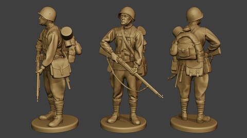 Russian soldier ww2 Stand R1