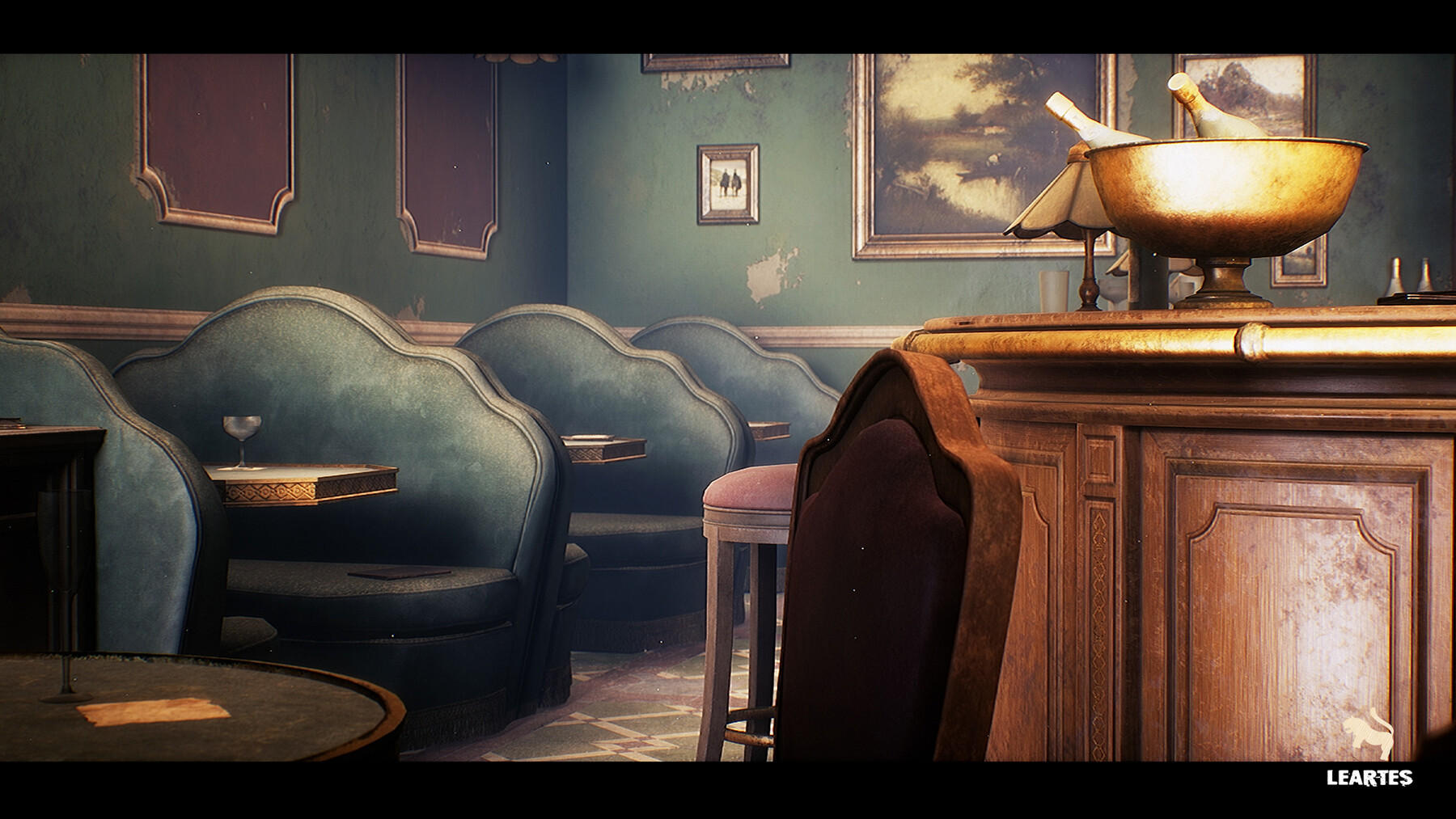 Vintage Bar / 35 Assets in Environments - UE Marketplace