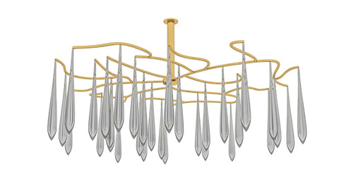 ceiling modern chandelier 3D model