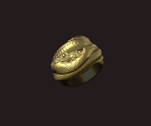 ArtStation - Snake Coil Ring | Resources