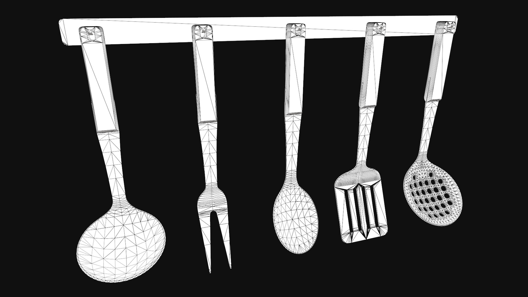 ArtStation Kitchen Utensils Game Assets