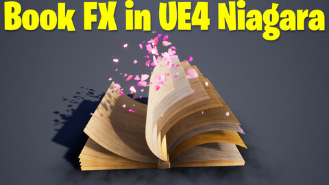 Book FX in UE4.27 Niagara