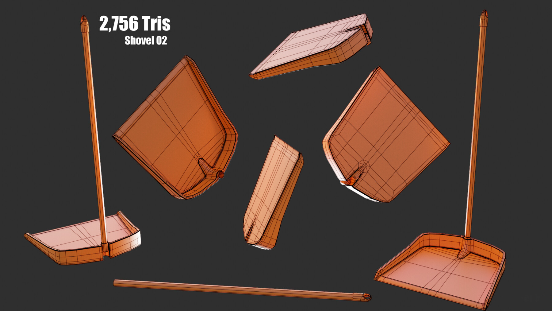 ArtStation 4 Shovels Game Assets