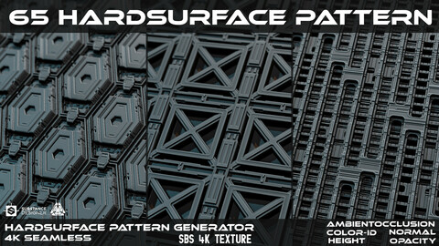 65 Hardsurface Pattern - vol 01