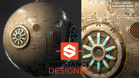 Sci-Fi Panels with Turbine - Substance Designer