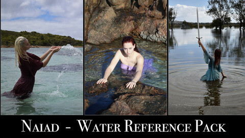 x140 Naiad in Water  -  Pose reference Pack