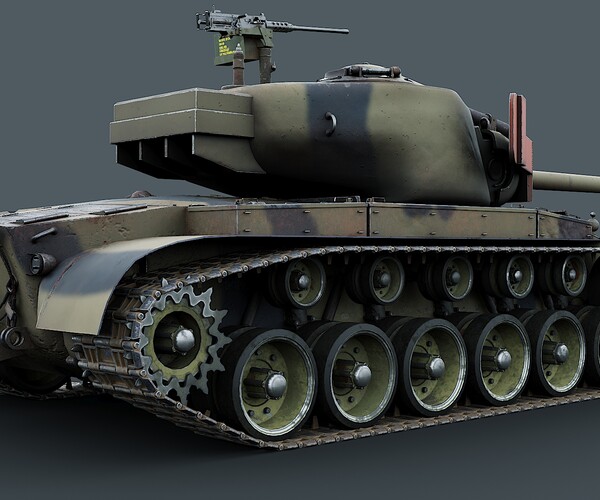 ArtStation - T26E1 Pershing | Resources