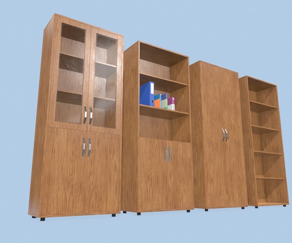 ArtStation Bookcases Game Assets