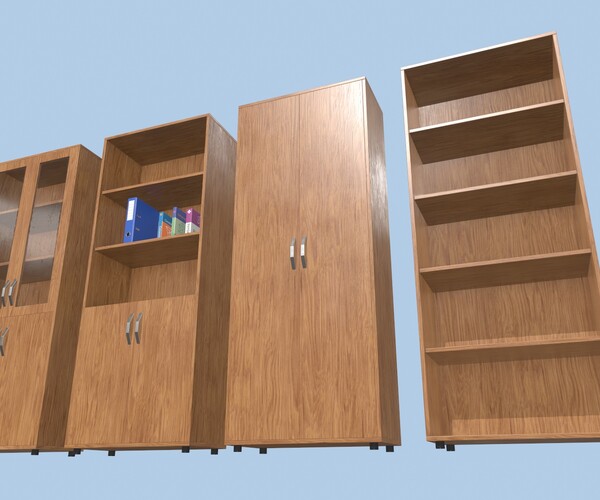 ArtStation Bookcases Game Assets