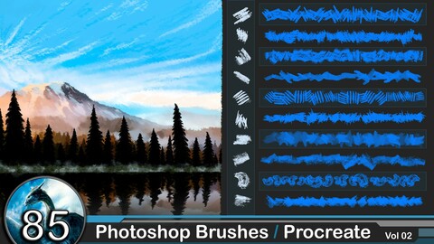 Photoshop Brushes / Procreate    vol 02