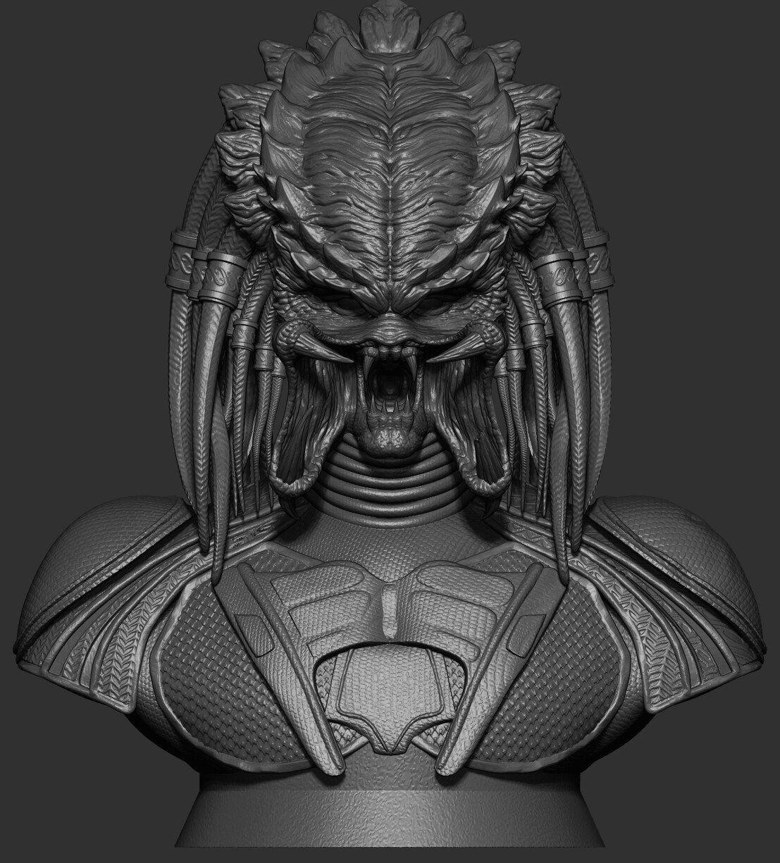 ArtStation - FUGITIVE PREDATOR Bust | Resources