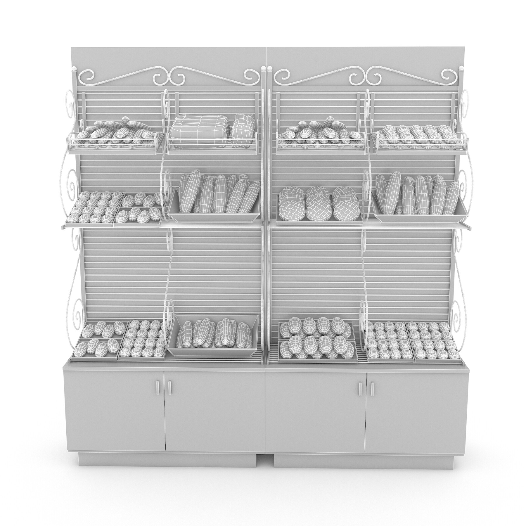 Bread Rack 3D model