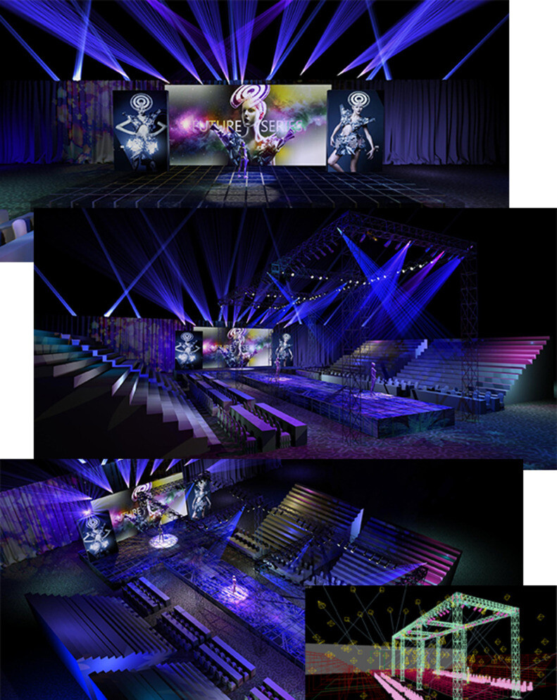ArtStation - Stage party concert fashion catwalk T station