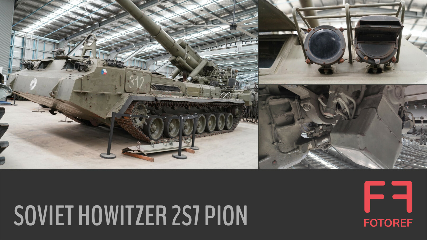ArtStation - 166 photos of Soviet Howitzer 2S7 Pion | Resources