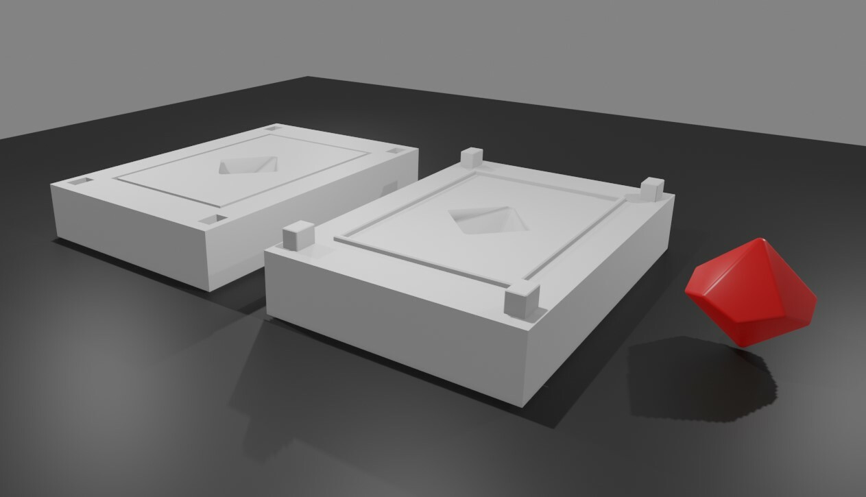 Artstation Mold For Dice 10 Sides Blank Form Molde Para Dado