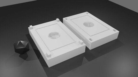 Mold for Dice 20 Sides - Form - Molde para Dado - Printable