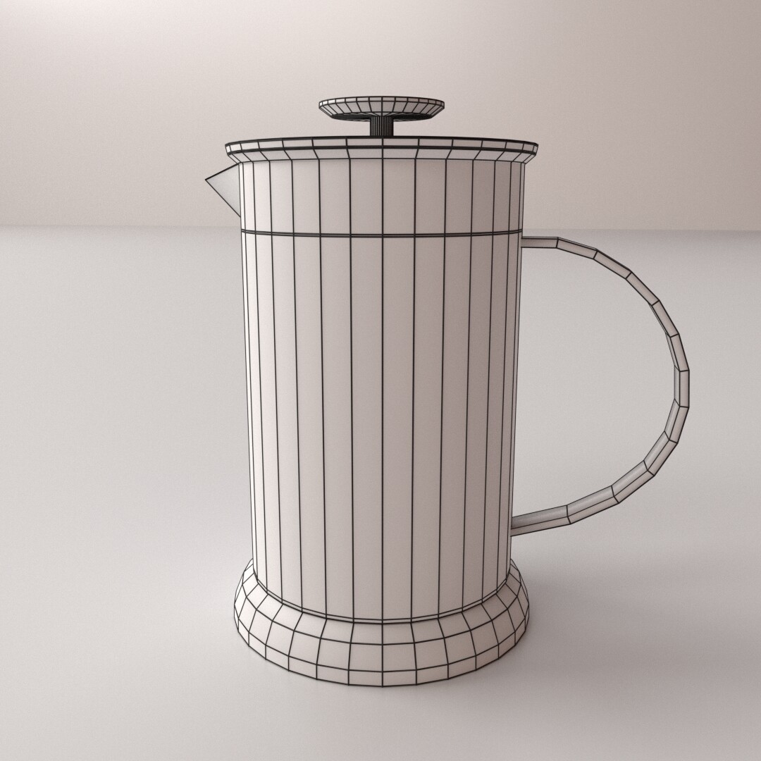 ArtStation Milk Frother Game Assets