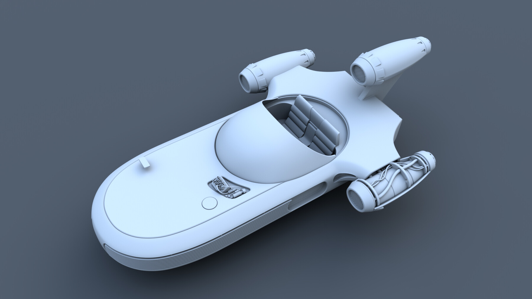 ArtStation LANDSPEEDER model for sale Game Assets