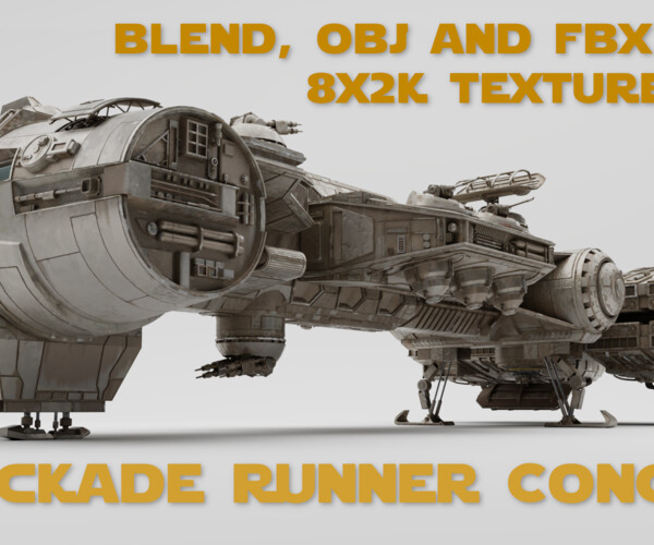 ArtStation - Star Wars Blockade Runner Concept | Game Assets