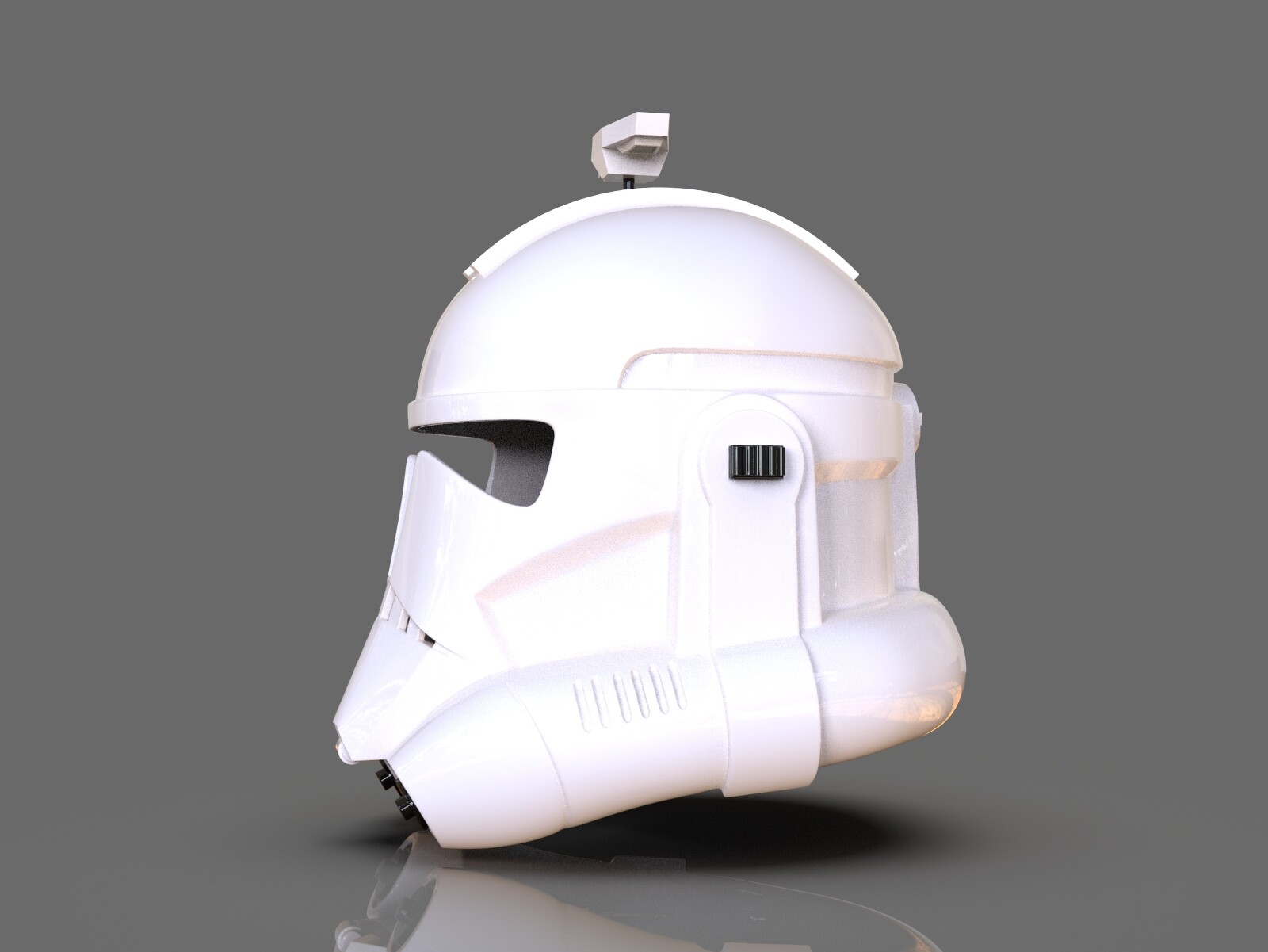 ArtStation - Clone Trooper Phase 2 Helmet With Antenna | Game Assets