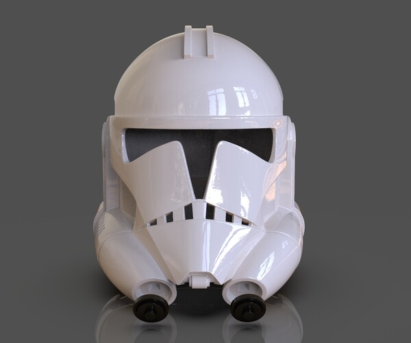 ArtStation - Clone Trooper Phase 2 Helmet With Antenna | Game Assets