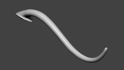 Dog Tail Highpoly Sculpt