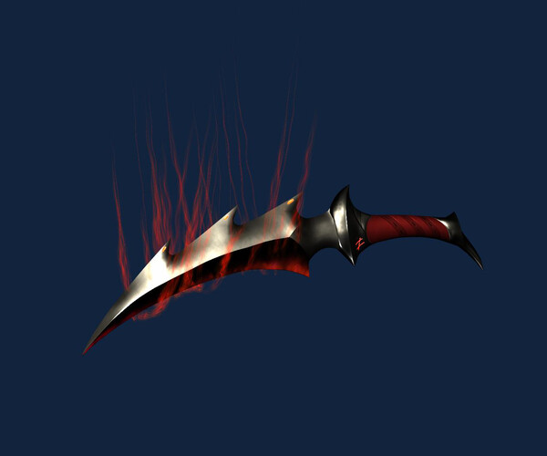 ArtStation - Cursed dagger | Game Assets