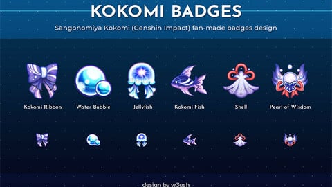 KOKOMI Badges | Twitch and Youtube Badges