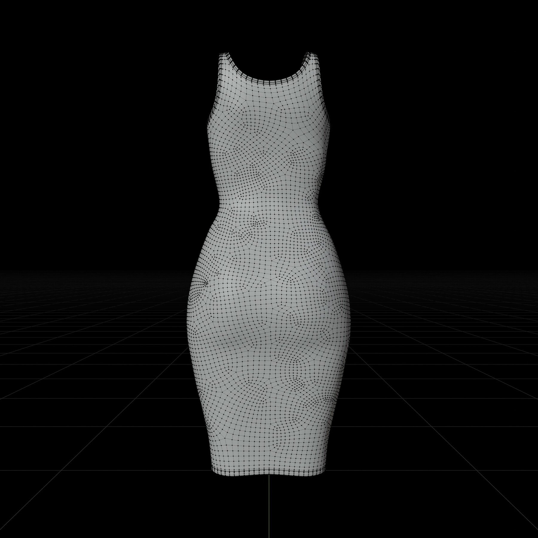 ArtStation - 3D women sexy bodycon tank dress | Game Assets