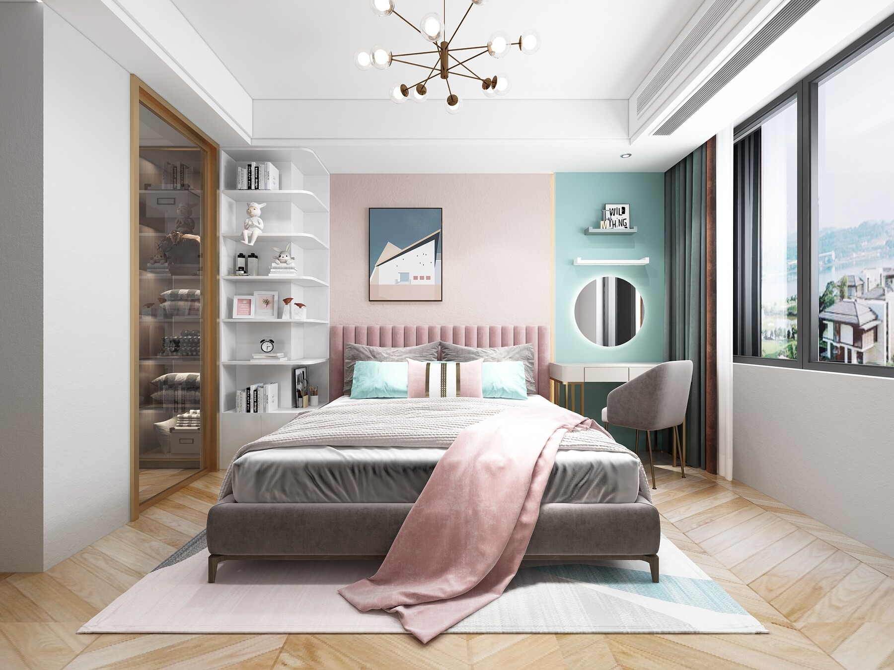 ArtStation - Modern Style Bedroom - 507 | Resources