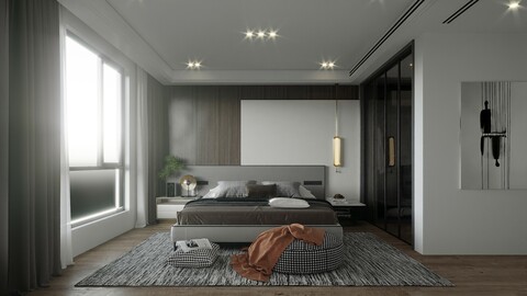 Modern Style Bedroom - 538