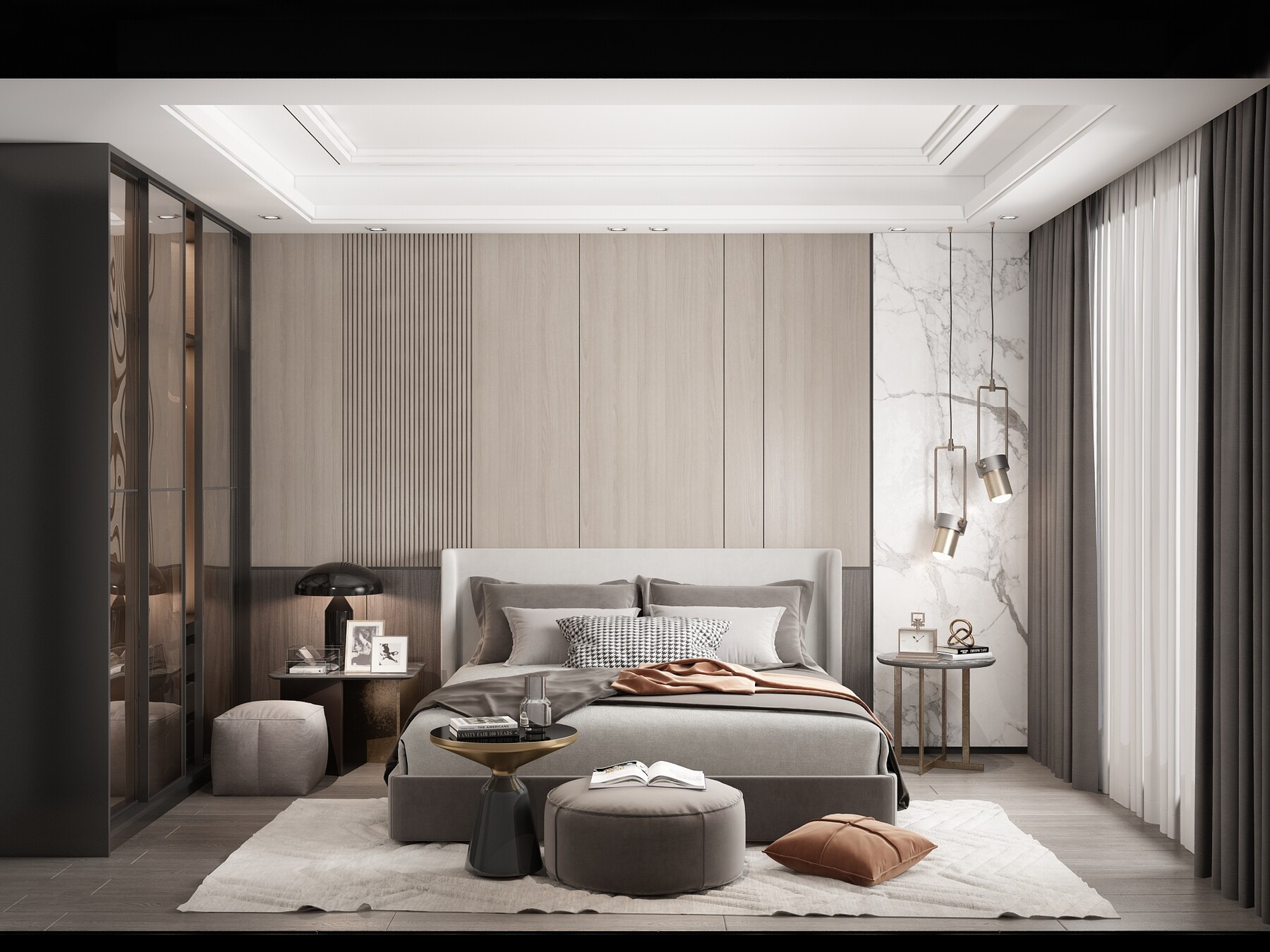 ArtStation - Modern Style Bedroom - 540 | Resources