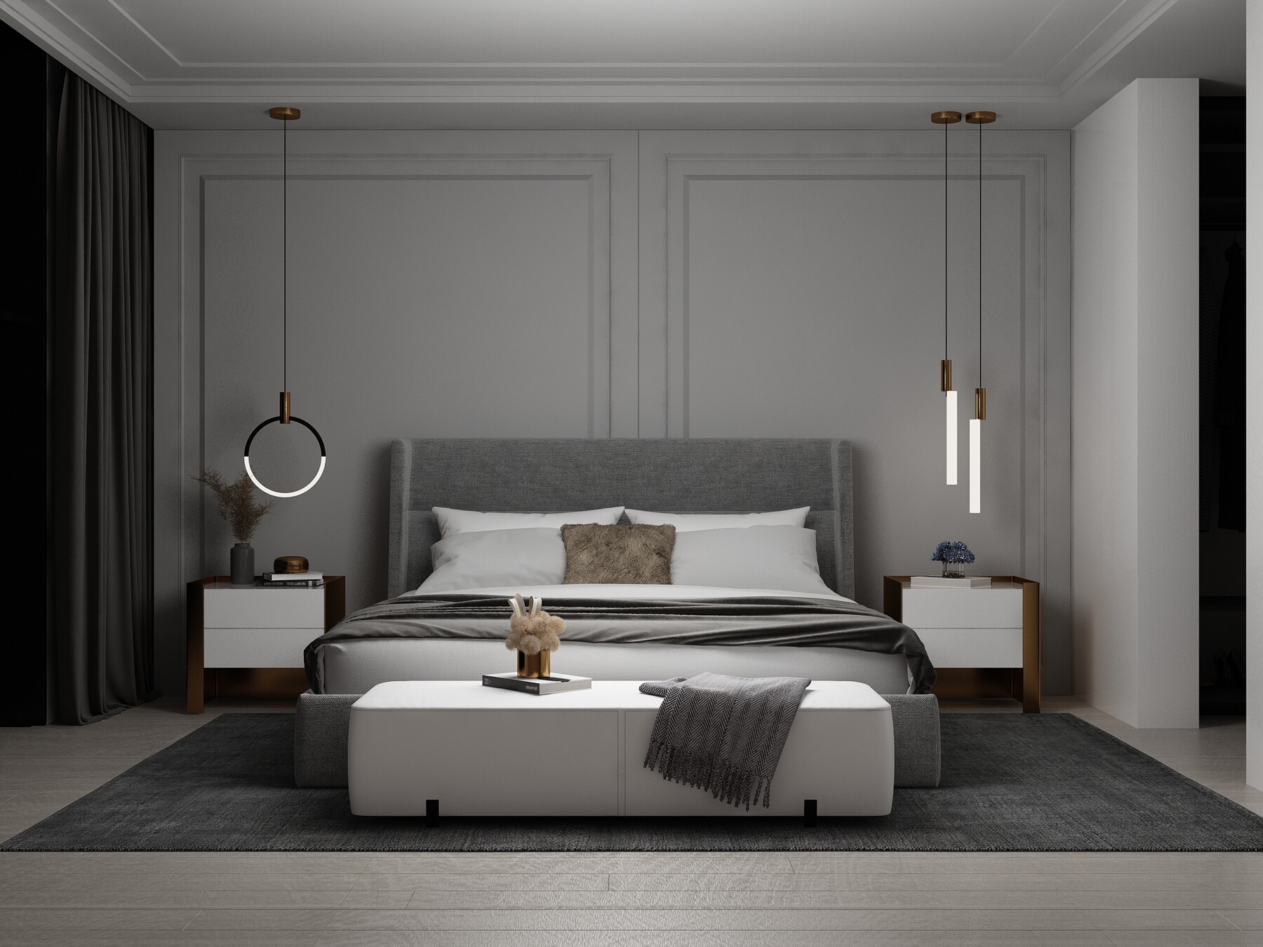 ArtStation - Modern Style Bedroom - 547 | Resources