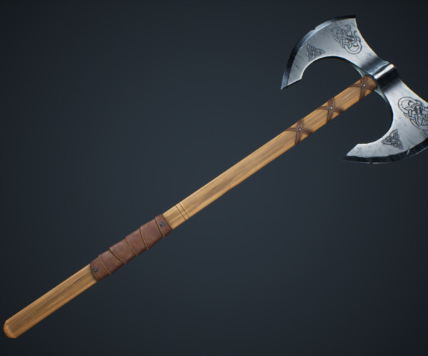 ArtStation - Viking Weapons - Large Axe I | Game Assets