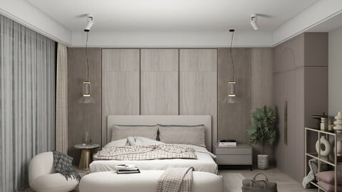 Modern Style Bedroom - 552